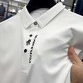 Camisa Polo Masculina de Seda Premium™