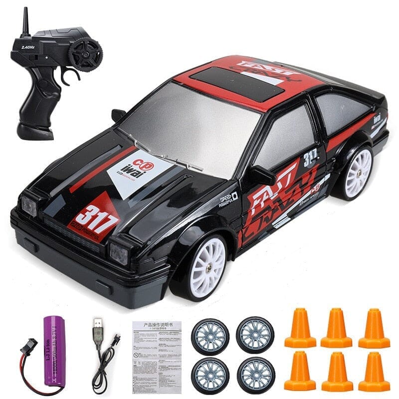 Carrinho de Controle Remoto de Drift - Brinquedo Elétrico